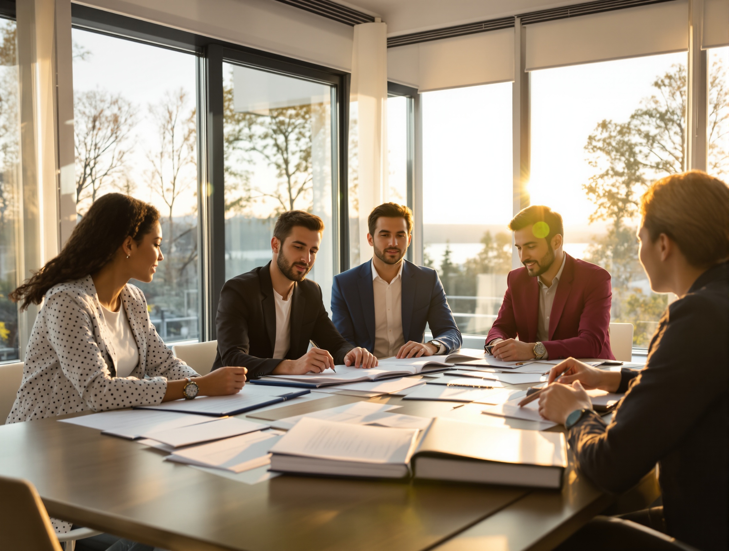 Co-owners meeting to review condominium management documents